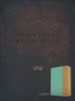CSB Tony Evans Study Bible--soft leather-look, teal/earth - Slightly Imperfect