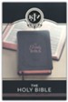 KJV Large-Print Compact Bible--soft leather-look, charcoal