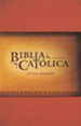 La Biblia Catolica, edicion letra grande, roja (Large Print Catholic Bible, paperback, red)