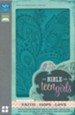 NIV Bible for Teen Girls--soft leather-look, Caribbean blue