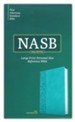 NASB 2020 Large-Print Personal-Size Reference Bible--soft leather-look, teal