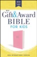 NIV Comfort Print Gift and Award Bible for Kids, Imitation Leather, Pink - Slightly Imperfect