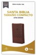 RVR 1960 Santa Biblia, Letra Grande, Tama&#241o Compacto, Caf&#233 con Cierre (Compact Holy Bible, Large Print, LeatherSoft Brown with Zipper)