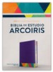 RVR 1960 Biblia de Estudio Arcoiris, morado/multicolor piel imit.  (RVR 1960 Rainbow Study Bible, Purple/Multic. LeatherTouch)
