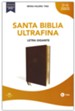 RVR60 Giant-Print Ultrathin Bible--soft leather-look, brown