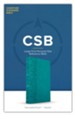 CSB Large Print Personal Size Reference Bible-- LeatherTouch, teal (indexed)