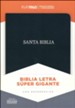 Biblia Letra Super Gigante RVR 1960, Piel Fab. Negra  (RVR 1960 Super Giant Print Bible, Bond. Leather, Black)
