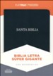 Biblia RVR 1960 Letra Super Gigante, Piel Fab. Negra, Ind.  (RVR 1960 Super Giant-Print Bible, Bon. Leather, Black, Ind.)