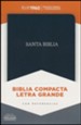 Biblia Compacta RVR 1960 Letra Grande, Piel Fab. Negra  (RVR 1960 Large-Print Compact Bible, Bon. Leather, Black)