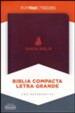 Biblia Compacta Letra Gde. RVR 1960, Piel Fab. Marron  (RVR 1960 Lge. Print Compact Bible, Bon. Leather, Brown)