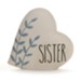 Sister Heart Tabletop Plaque