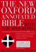 RSV New Oxford Annotated Bible with Apocrypha, Genuine leather, Black