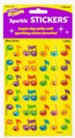 Merry Music Sparkle Stickers