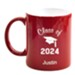 Personalized, Ceramic Mug, Graduation, Red
