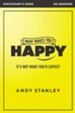 What Makes You Happy Participant's Guide: It's Not What You'd Expect - eBook