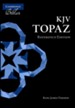 KJV Topaz Reference Edition, Dark Blue Goatskin Leather