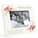 Personalized, Photo Frame with Roses, 5x7, As For Me and My House, White