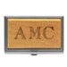 Personalized, Wood Business Card Holder, with Initials