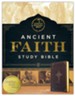 CSB Ancient Faith Study Bible--hardcover, brown