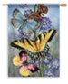 Butterflies, Winged Trio, Flag, Large