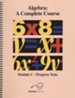 Video Text Interactive Algebra Course C: Test Book