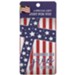 American Flag Lapel Pin, God Shed His Grace on Thee Pocket Card Bookmark