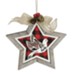 Rustic Dove Star Ornament