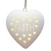 Faith Heart, Illuminated Ornament