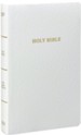 KJV Gift and Award Bible--imitation leather, white - Imperfectly Imprinted Bibles