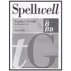 more information about Spellwell B & BB Teacher's Guide and Answer Key