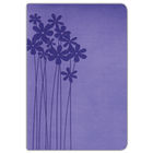 Biblia RVR 1960 Tam. Personalizado, Piel Imit. Lilas en Flor  (RVR 1960 Personal Size Bible, Imit. Leather, Purple Flowers)