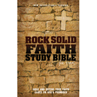 Rock Solid Faith Study Bible for Teens, NIV: Build and Defend Your Faith Based on God's Promises, Hardcover
