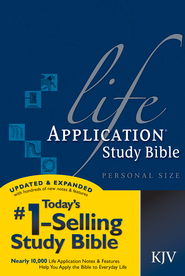 KJV Life Application Bible, personal size, softcover  - 
