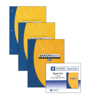 Saxon Math 5/4 Homeschool Kit & Saxon Teacher CD-ROMs, Third Edition  - 