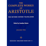 The Complete Works of Aristotle: The Revised Oxford Translation, Volume 2                        -     Edited By: Jonathan Barnes
    By: Aristotle
