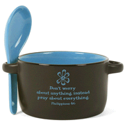 Don't Worry About Anything Personal Bowl w/ Spoon   - 