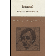 The Writings of Henry David Thoreau: Journal Vol. 1 1837-1844
