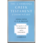 Colossians & Philemon: Cambridge Greek Text   -     By: C.F.D. Moule
