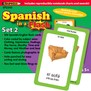 Spanish in a Flash Flash Cards, Set 2