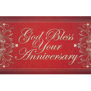 God Bless Your Anniversary (1 John 4:7), Postcards, 25-Pack     - 