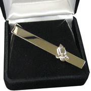 Praying Hands Tie Bar, Gold