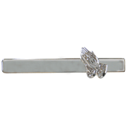 Praying Hands Tie Bar, Silver