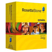 Rosetta Stone Spanish (Spain) Levels 1-5 Set with Audio Companion Homeschool Edition, Version 3