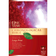 NLT One Year Chronological Bible, Large Print Hardcover  - 