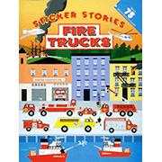 Fire Trucks Sticker Stories