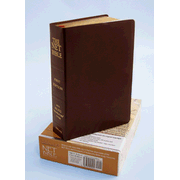 NET Bible First Edition (Premium Bonded Leather Black Saddle) Biblical Studies Press