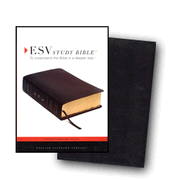 Esv Study Bible Bonded Leather Black
