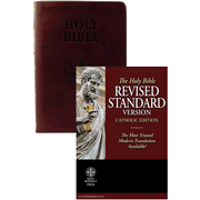 RSV-CE Bible Ultrasoft Burgundy  -     By: Saint Benedict Press
