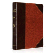 ESV Large Print Bible (TruTone, Brown/Cordovan, Portfolio) Crossway Bibles
