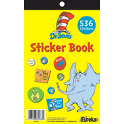 Dr. Seuss Sticker Book, pack of 3